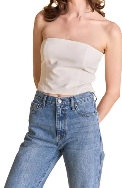 ENDLESS ROSE ENDLESS ROSE STRAPLESS LINEN TOP