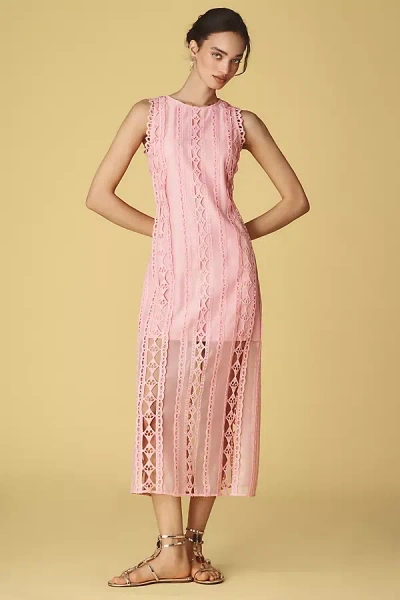 ENDLESS ROSE TEXTURED SLEEVELESS MIDI DRESS
