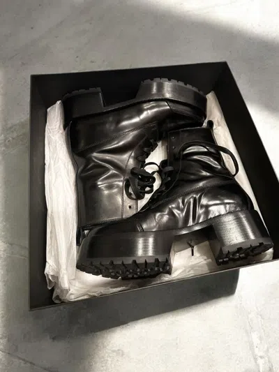 ENFANTS RICHES DEPRIMES DISCO STOMPER LEATHER BOOTS