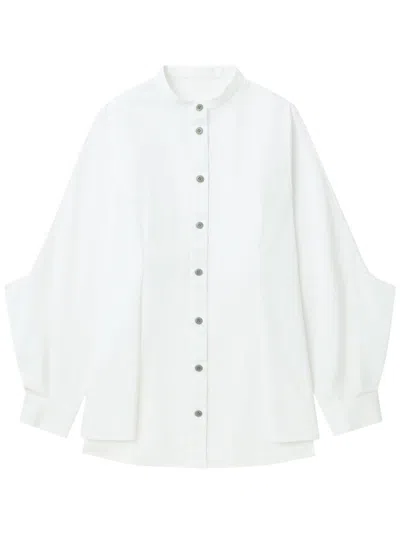 ENFÖLD DRAPED-DETAIL SHIRT