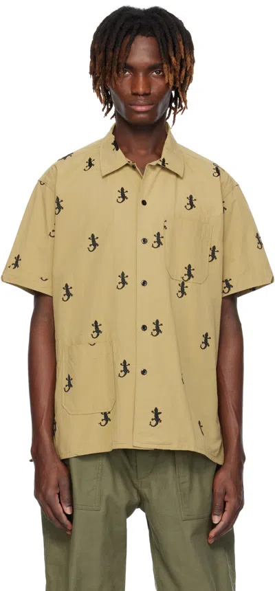 ENGINEERED GARMENTS KHAKI CAMP SHIRT