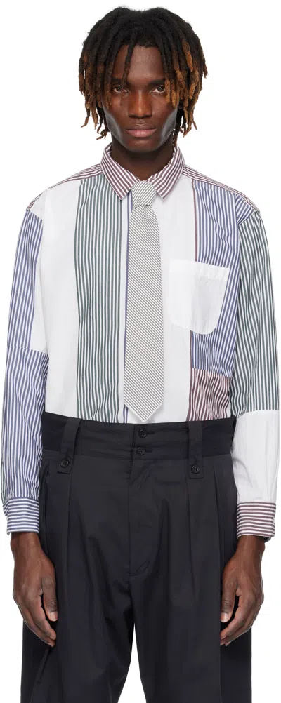 ENGINEERED GARMENTS MULTICOLOR SHORT COLLAR SHIRT