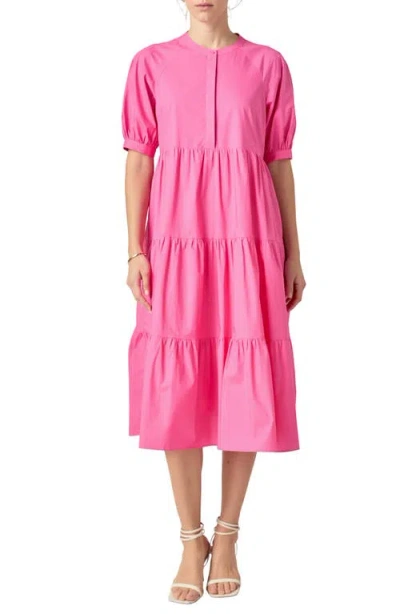 ENGLISH FACTORY ENGLISH FACTORY PUFF SLEEVE DRESS