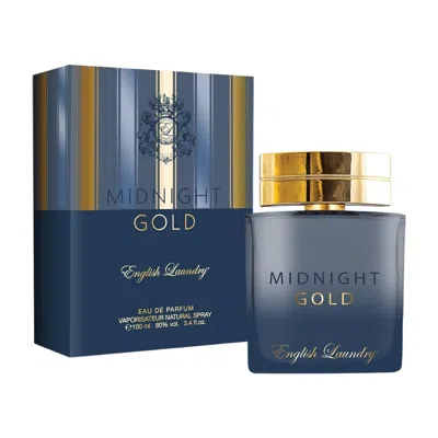 ENGLISH LAUNDRY ENGLISH LAUNDRY MEN'S MIDNIGHT GOLD EDP SPRAY 3.4 OZ FRAGRANCES 810044128406