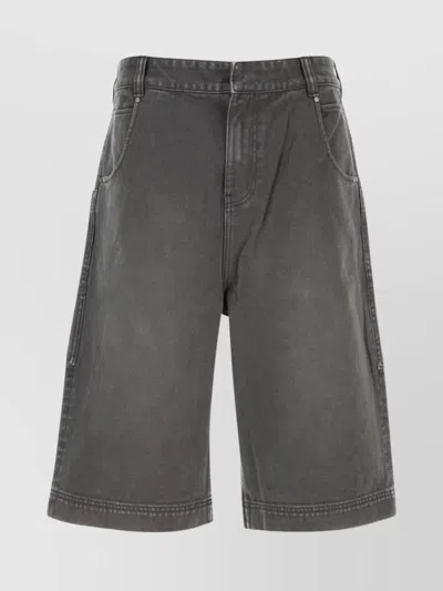 ENTIRE STUDIOS BERMUDA SHORTS WITH FRONT AND BACK POCKETS