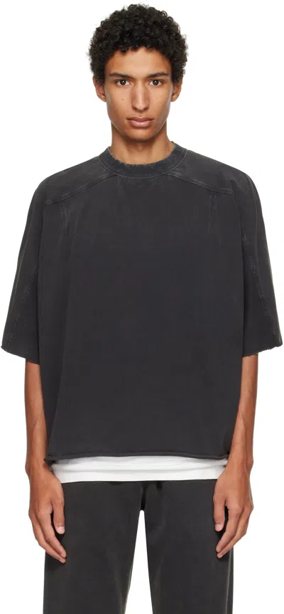 ENTIRE STUDIOS BLACK HEAVY DART T-SHIRT