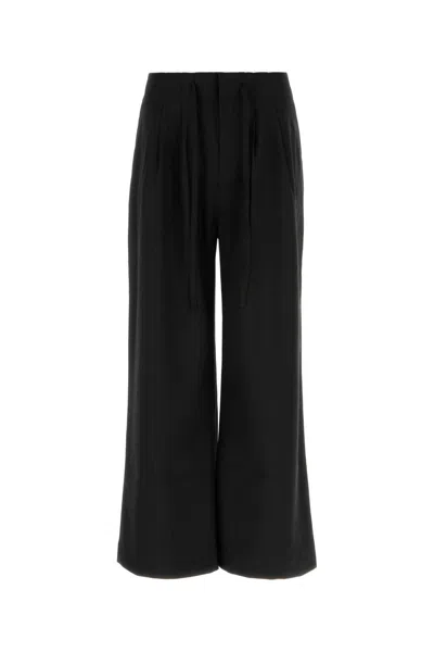 ENTIRE STUDIOS BLACK STRETCH COTTON PANT