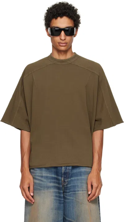 ENTIRE STUDIOS BROWN HEAVY DART T-SHIRT