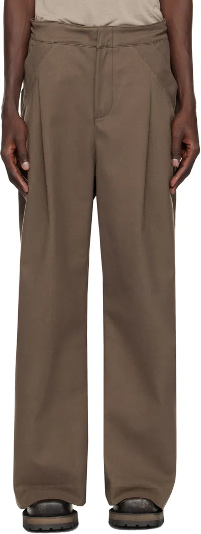 ENTIRE STUDIOS BROWN WARES TROUSERS