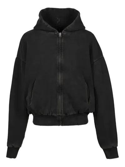 ENTIRE STUDIOS COTTON ZIP-UP HOODIE