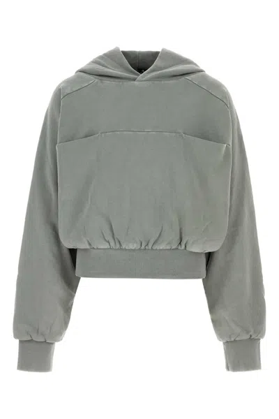 ENTIRE STUDIOS DOVE GREY COTTON SWEATSHIRT