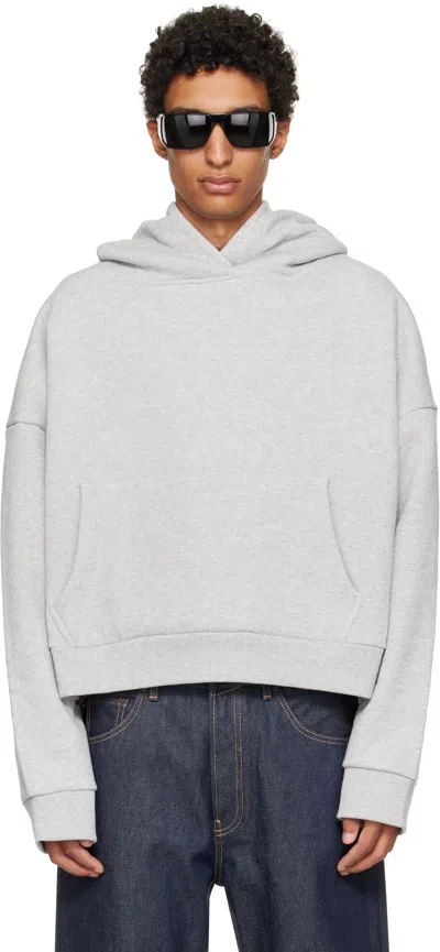 ENTIRE STUDIOS GRAY HEAVY HOODIE
