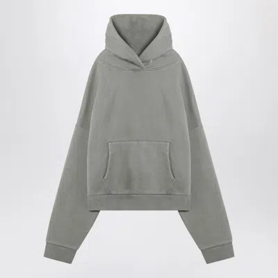 ENTIRE STUDIOS GREY HOODIE IN COTTON