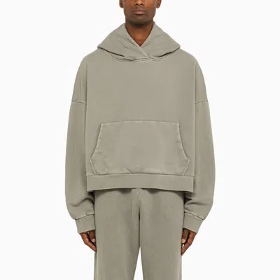 ENTIRE STUDIOS GREY HOODIE IN ORGANIC COTTON
