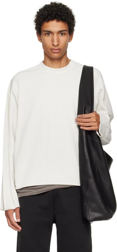 ENTIRE STUDIOS OFF-WHITE HEAVY LONG SLEEVE T-SHIRT