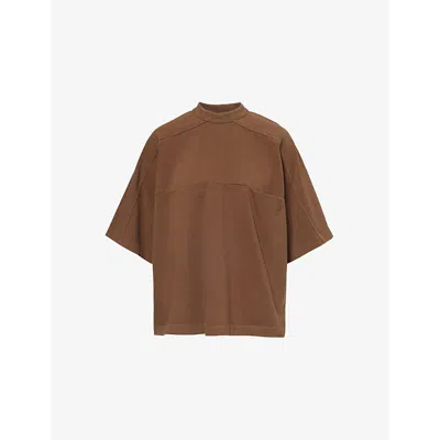 ENTIRE STUDIOS WOMENS BRUNETTE HEAVY POCKET SHORT-SLEEVES COTTON-JERSEY T-SHIRT XS