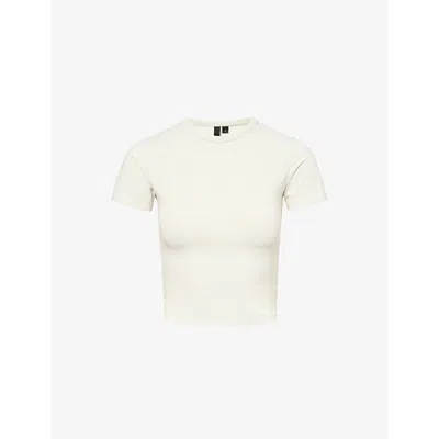 ENTIRE STUDIOS WOMENS RICE MICRO CROPPED STRETCH-COTTON T-SHIRT