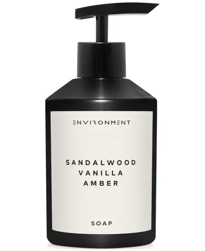 ENVIRONMENT SANDALWOOD, VANILLA & AMBER HAND SOAP (INSPIRED BY 5-STAR LUXURY HOTELS), 10 OZ.