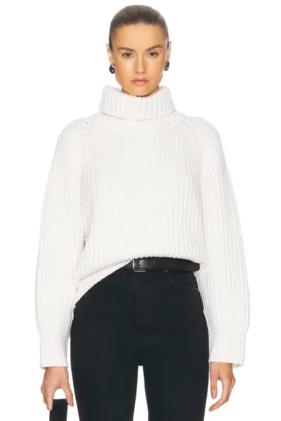 ENZA COSTA CHUNKY TURTLENECK SWEATER