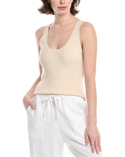 ENZA COSTA ENZA COSTA KNIT SCOOP LINEN-BLEND TANK