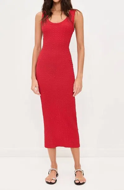 ENZA COSTA PUCKERED TANK DRESS