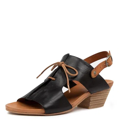 EOS EOS CUBIT BRANDY TAN LEATHER WOMENS SHOES CASUAL SANDALS HEELED