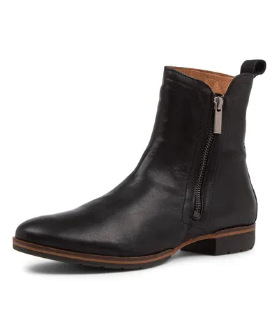 EOS EOS GAITES BROWN LEATHER ANKLE BOOTS WOMENS SHOES CASUAL BOOTS ANKLE