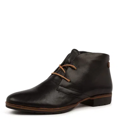 EOS EOS GALIA KHAKI LEATHER WOMENS SHOES CASUAL BOOTS ANKLE