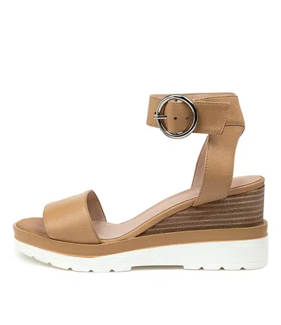 EOS EOS JOEY WHITE LEATHER WOMENS SHOES CASUAL SANDALS SANDALS FLAT