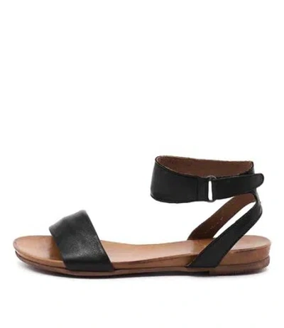 EOS EOS LAUREN W BLACK WOMENS SHOES CASUAL SANDALS SANDALS FLAT