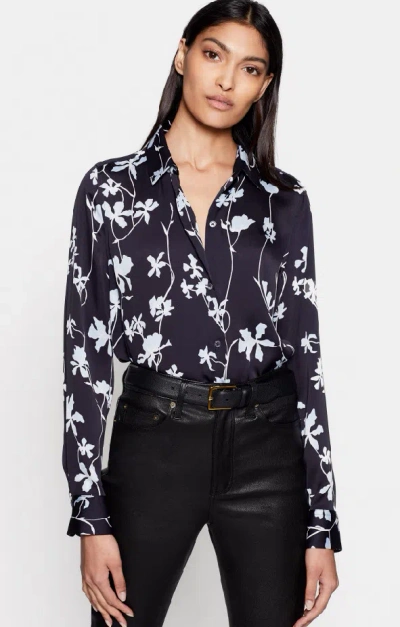 EQUIPMENT EQUIPMENT SZS ESSENTIAL BLUMENMUSTER LANG HEMD ECLIPSE MULTI