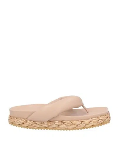 EQÜITARE EQUITARE WOMAN ESPADRILLES BLUSH SIZE 10 LEATHER