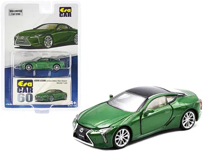 ERA CAR LEXUS LC500 NORI GREEN METALLIC WITH BLACK TOP LIMITED EDITION TO 1200 PIECES 1/64 DIECAST MODEL CAR
