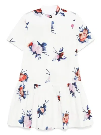 ERDEM FLORAL-PRINT MINI DRESS