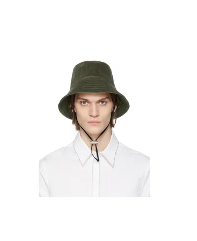 ERDEM LOGO QUILTED FISHERMAN HAT