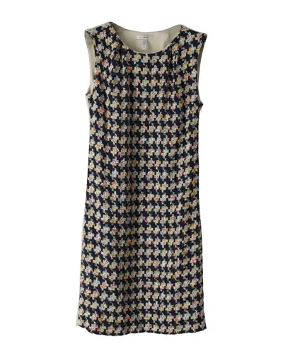 ERDEM ERDEM SLEEVELESS TWEED SHEATH DRESS IN MULTICOLOR POLYESTER
