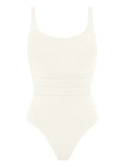ERES ASIA STRIPED-PANEL SWIMSUIT