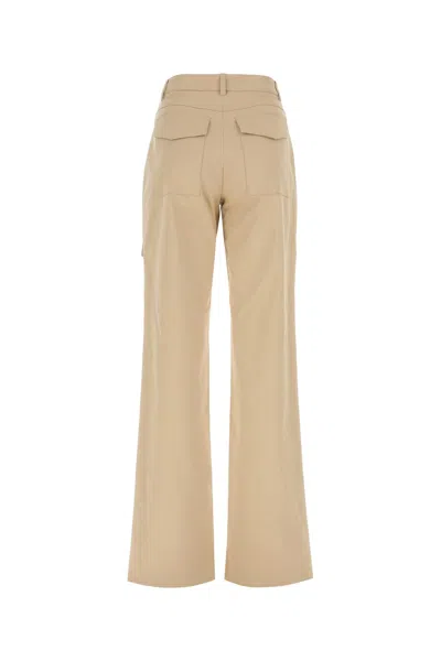 ERMANNO SCERVINO BEIGE STRETCH COTTON PANT