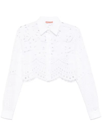 ERMANNO SCERVINO BRODERIE ANGLAISE SHIRT