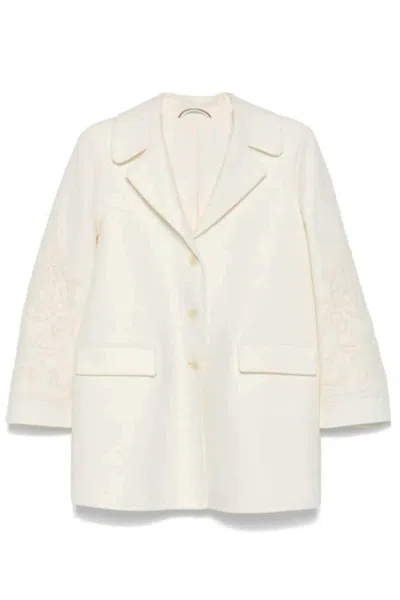 ERMANNO SCERVINO ERMANNO SCERVINO COATS WHITE