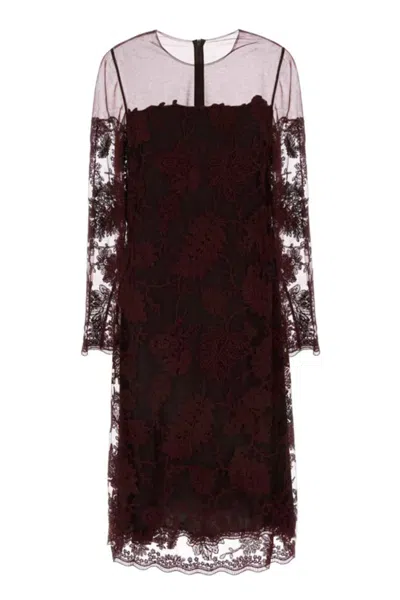 ERMANNO SCERVINO ERMANNO SCERVINO DRESSES BROWN