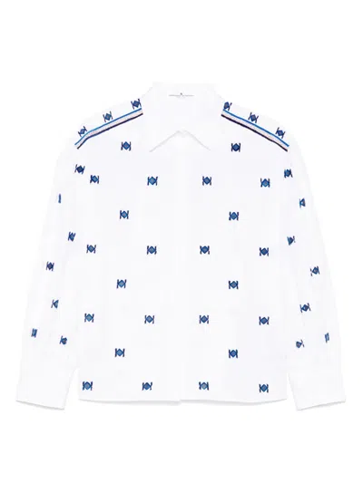 ERMANNO SCERVINO FLOCKED MOTIF SHIRT