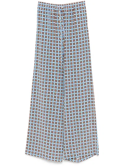 ERMANNO SCERVINO GEOMETRIC-PRINT TROUSERS