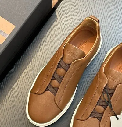 ERMENEGILDO ZEGNA ERMENEGILDO ZEGNA TRIPLE STITCH CASUAL SNEAKERS HOT SELLING