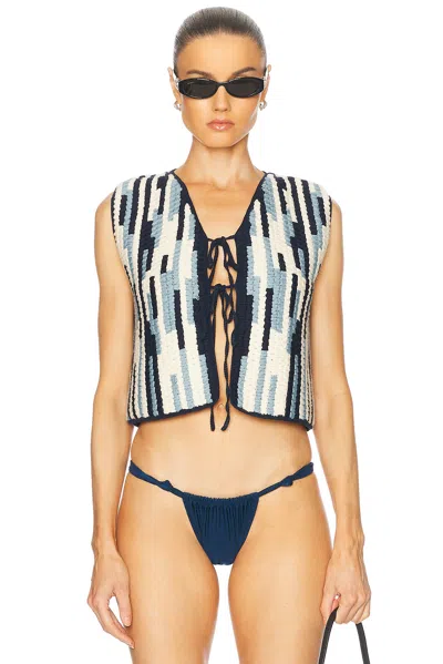 ESCVDO ANADARA CROCHET VEST