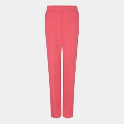 ESQUALO WOMEN'S FLAIR MODAL TROUSER JOGGER IN STRAWBERRY