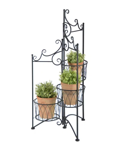 ESSCHERT DESIGN USA ESSCHERT DESIGN USA FOLDING TRIPLE POT PLANT STAND
