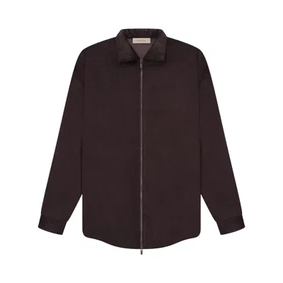 ESSENTIALS FEAR OF GOD ESSENTIALS CORDUROY SHIRT JACKET 'PLUM'