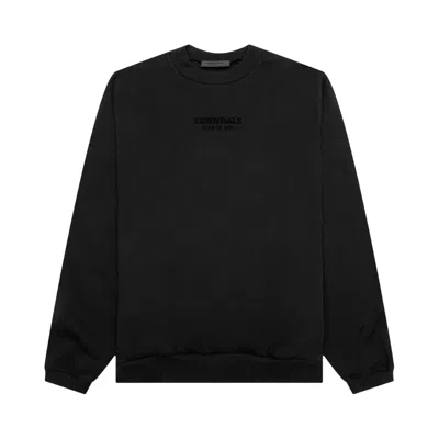 ESSENTIALS FEAR OF GOD ESSENTIALS CREWNECK 'JET BLACK'
