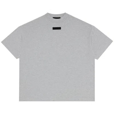 ESSENTIALS FEAR OF GOD ESSENTIALS CREWNECK T-SHIRT II 'LIGHT HEATHER GREY'